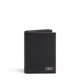 Monaco SLG Gusseted Card Case by TUMI (Color: Black)
