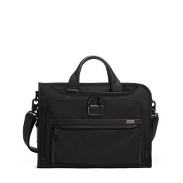 Alpha Slim Deluxe Portfolio by TUMI (Color: Black)
