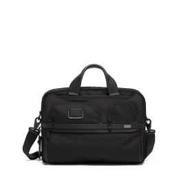 Alpha TUMI T-PassÂ® Medium Screen Laptop Slim Brief by TUMI (Color: Black)