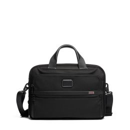Alpha Triple Compartment Brief by TUMI (Color: Black)