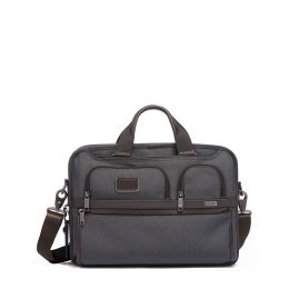 Alpha TUMI T-PassÂ® Medium Screen Laptop Slim Brief by TUMI (Color: Anthracite)