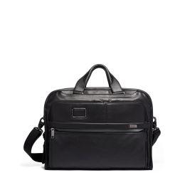 Alpha Organizer Portfolio Brief Leather by TUMI (Color: Black)