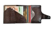 Reptile Leather Wallet CLICK & SLIDE by TRU VIRTUÂ®