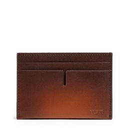 Nassau SLG Slim Card Case by TUMI (Color: Whiskey Burnished)