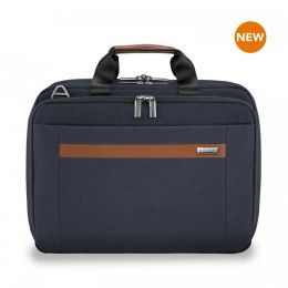 Kinzie Street Medium Expandable Brief by Briggs & Riley (Color: Navy)