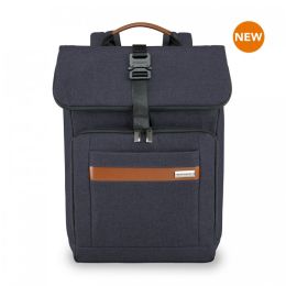 Kinzie Street Medium Foldover Backpack by Briggs & Riley (Color: Navy)