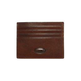 Monte Rosa Slim Card Case by Brics (Color: Dark Brown)
