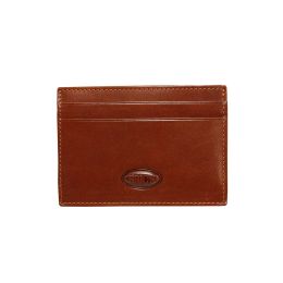 Monte Rosa Slim Card Case + Money Clip by Brics (Color: Tobacco)
