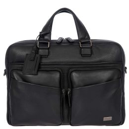 Torino Briefcase 1 Garment 2 Handle by Brics (Color: Black)