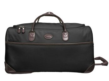 Pronto 28" Rolling Duffle by Brics (Color: Black)