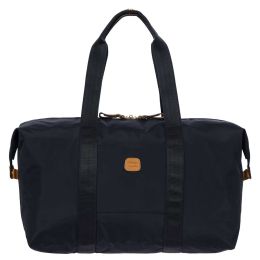 x-Bag 18" Folding Duffle by Brics (Color: Navy)