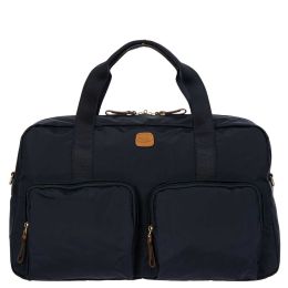 X-Travel 18" Boarding Duffle W/Pockets by Brics (Color: Navy)