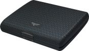 Wallet PAPERS & CARDS Leather by TRU VIRTUÂ® - Diagonal Carbon Black