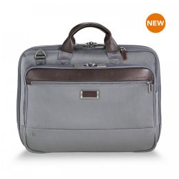 @work Medium Brief for 15.6" laptops by Briggs & Riley (Color: Grey)