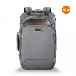 @work Medium Backpack for 15.6" laptops by Briggs & Riley (Color: Grey)