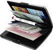 Wallet PAPERS & CARDS Leather by TRU VIRTUÂ® - Diagonal Carbon Black