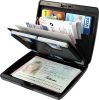 Wallet PAPERS & CARDS Leather by TRU VIRTUÂ® - Diagonal Carbon Black