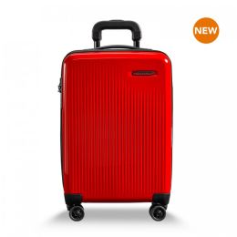Sympatico International Carry-On Expandable Spinner by Briggs & Riley (Color: Fire)
