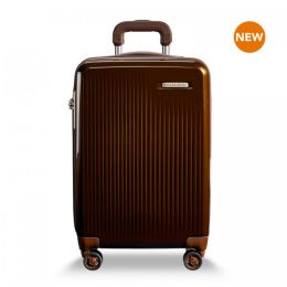 Sympatico Domestic Carry-On Expandable Spinner by Briggs & Riley (Color: Bronze)