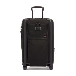 Alpha INTERNATIONAL DUAL ACCESS 4 WHEELED CARRY-ON by TUMI (Color: Black)