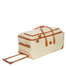 Bojola 28" Rolling Duffle by Brics (Color: Cream)