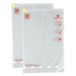 Pack-Itâ„¢ Compression Sac Set M/M by Eagle Creek (Color: Clear/Flame Orange)