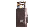Metallic Leather Portemonnaie CLICK & SLIDE by TRU VIRTUÂ®