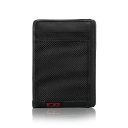 Alpha SLG Money Clip Card Case by TUMI (Color: Black)