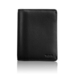 Nassau SLG Gusseted Card Case by TUMI (Color: Black)