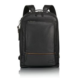 Harrison Bates Backpack Leather by TUMI (Color: Black)