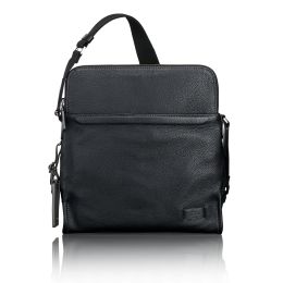 Harrison Stratton Crossbody Leather by TUMI (Color: Black)