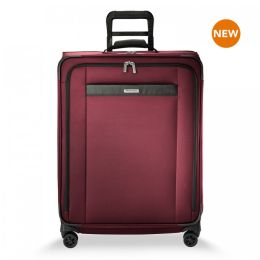Transcend Medium Expandable Spinner by Briggs & Riley (Color: Merlot)