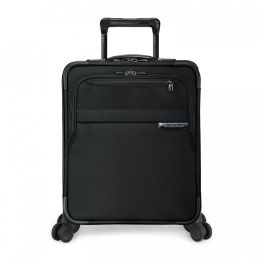 Baseline International Carry-On Expandable Wide-body Spinner by Briggs & Riley (Color: Black)