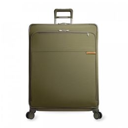Baseline Extra Large Expandable Spinner by Briggs & Riley (Color: Olive)