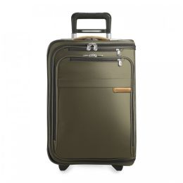 Baseline Domestic Carry-On Upright Garment Bag (2 wheel) by Briggs & Riley (Color: Olive)