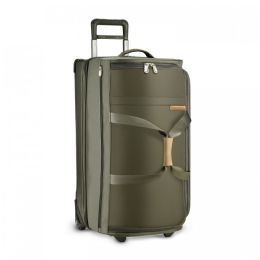 Baseline Large Upright Duffle (2 wheel) by Briggs & Riley (Color: Olive)
