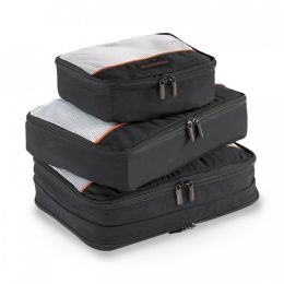Travel Basics Packing Cubes - Small Set by Briggs & Riley (Color: Black)