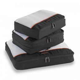Travel Basics Packing Cubes - Large Set by Briggs & Riley (Color: Black)
