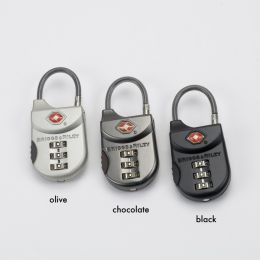 Travel Basics Metal TSA Cable Lock by Briggs & Riley (Color: Black)