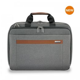 Kinzie Street Medium Expandable Brief by Briggs & Riley (Color: Grey)