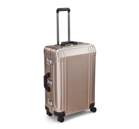 Geo Aluminum 3.0 - 26" 4-Wheel Spinner Travel Case by Zero Halliburton (Color: Bronze)