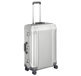 Geo Aluminum 3.0 - 26" 4-Wheel Spinner Travel Case by Zero Halliburton (Color: Silver)