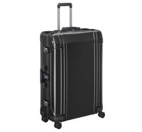 Geo Aluminum 3.0 - 30" 4-Wheel Spinner Travel Case by Zero Halliburton (Color: Black)