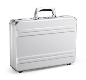 Slimline - 4" Silver Slimline Aluminum AttachÃ© Case by Zero Halliburton (Color: Silver)