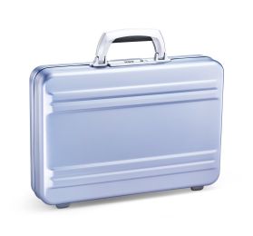 Slimline - Polished Blue Super Slimline Aluminum AttachÃ© Case by Zero Halliburton (Color: Polished Blue)