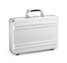 Slimline - Silver Super Slimline Aluminum AttachÃ© Case by Zero Halliburton (Color: Silver)